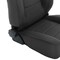 Smittybilt 7618 CJ & WRANGLER CJ/YJ/TJ/LJ SEAT  FRONT  FACTORY STYLE REPLACEMENT W/ RECLINER  DENIM BLACK 45015 - alternate 2